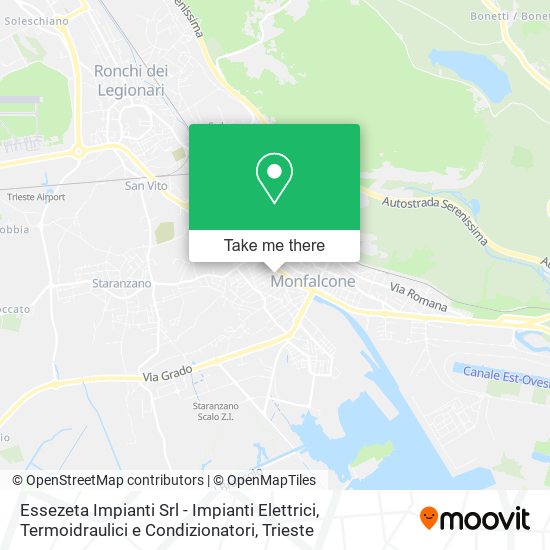 Essezeta Impianti Srl - Impianti Elettrici, Termoidraulici e Condizionatori map