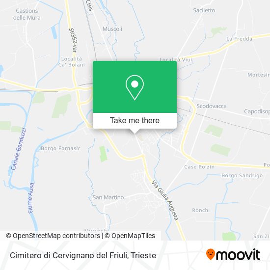 Cimitero di Cervignano del Friuli map