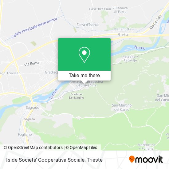 Iside Societa' Cooperativa Sociale map