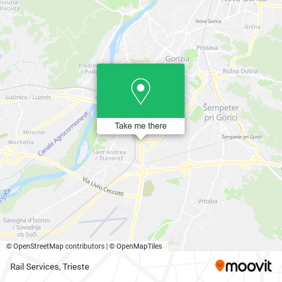 Rail Services map