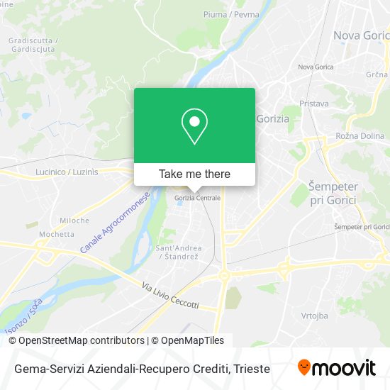 Gema-Servizi Aziendali-Recupero Crediti map