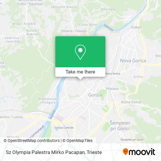 Sz Olympia Palestra Mirko Pacapan map