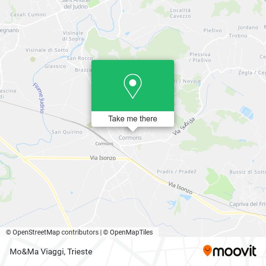 Mo&Ma Viaggi map