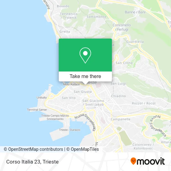 Corso Italia 23 map