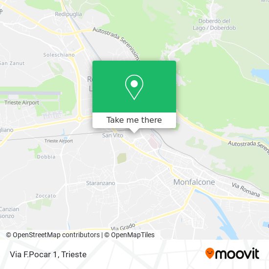 Via F.Pocar 1 map