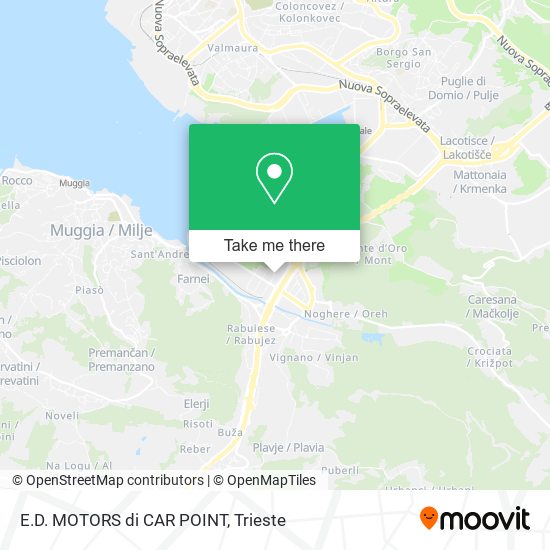 E.D. MOTORS di CAR POINT map