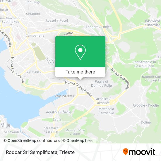 Rodcar Srl Semplificata map