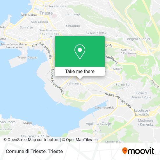 Comune di Trieste map