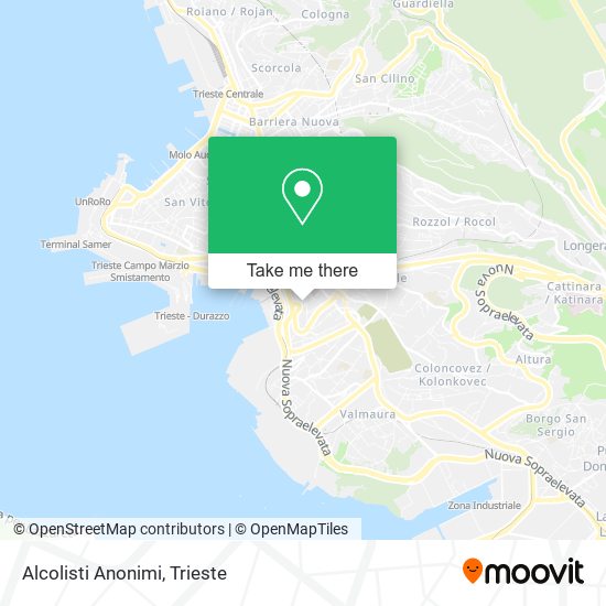 Alcolisti Anonimi map