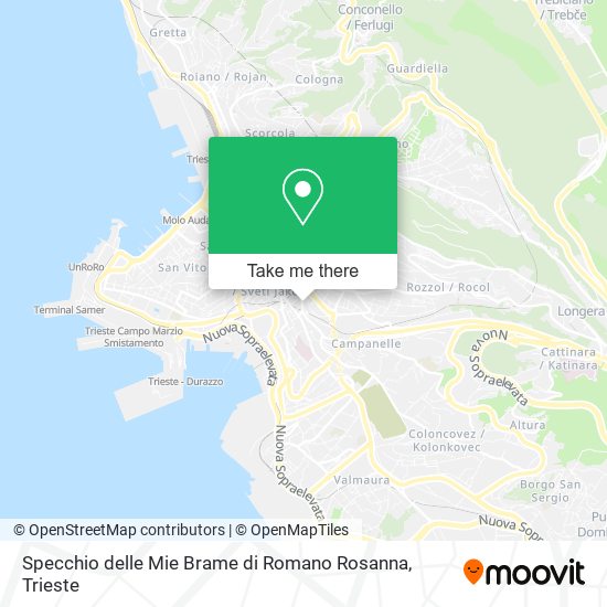 Specchio delle Mie Brame di Romano Rosanna map