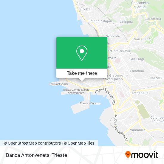 Banca Antonveneta map