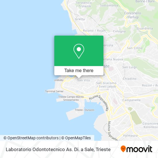 Laboratorio Odontotecnico As. Di. a Sale map