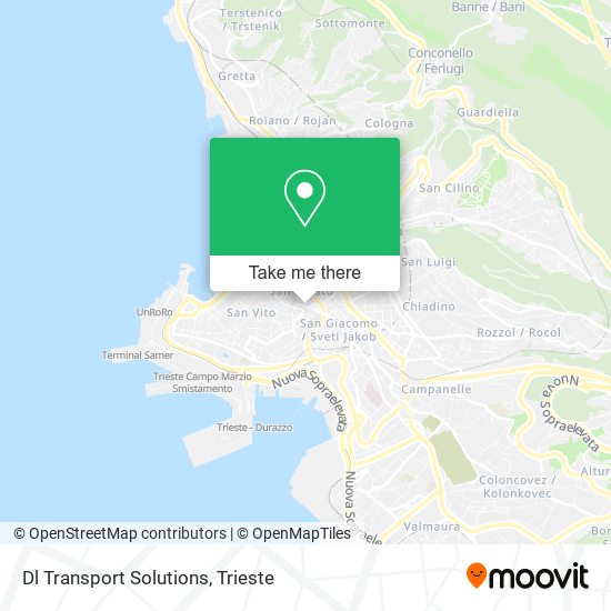 Dl Transport Solutions map