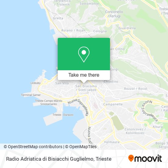 Radio Adriatica di Bisiacchi Guglielmo map