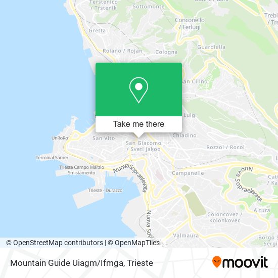 Mountain Guide Uiagm/Ifmga map