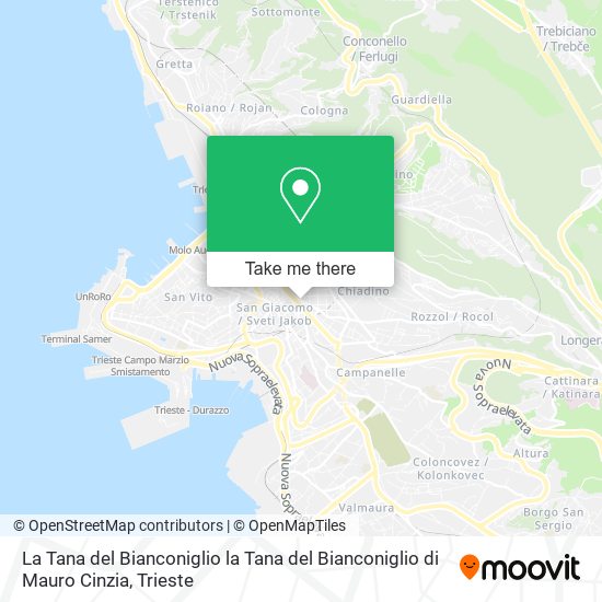 La Tana del Bianconiglio la Tana del Bianconiglio di Mauro Cinzia map