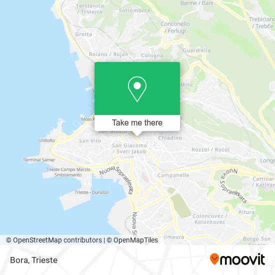 Bora map