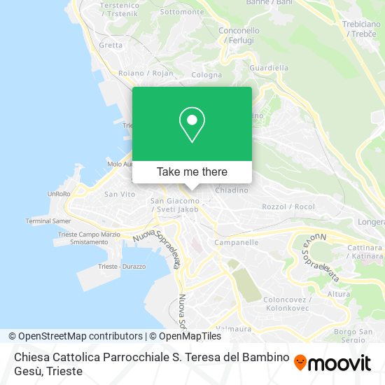 Chiesa Cattolica Parrocchiale S. Teresa del Bambino Gesù map