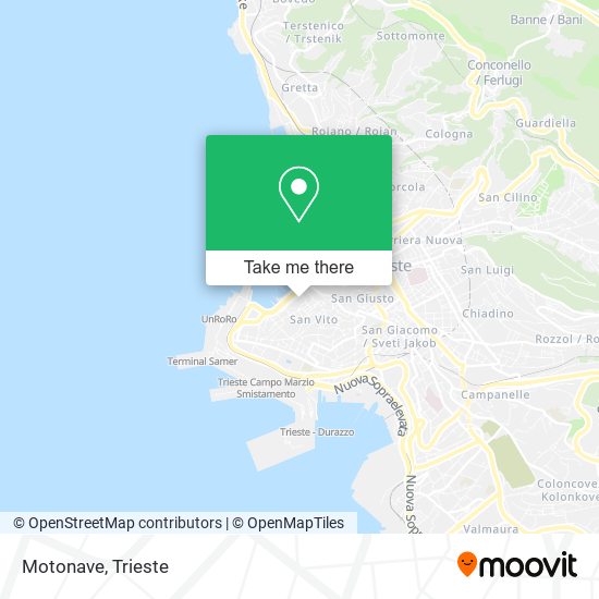Motonave map