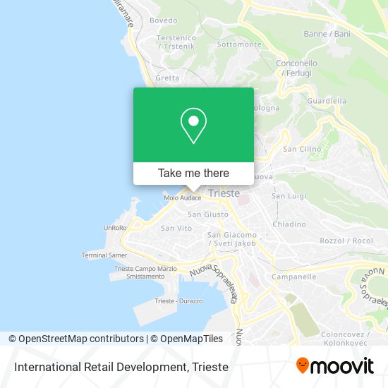 International Retail Development map