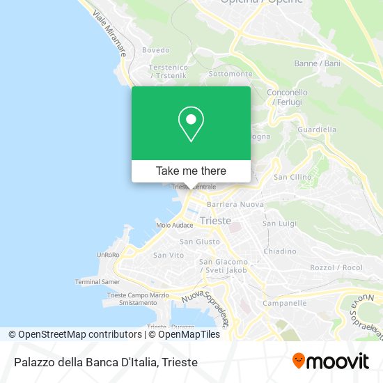 Palazzo della Banca D'Italia map