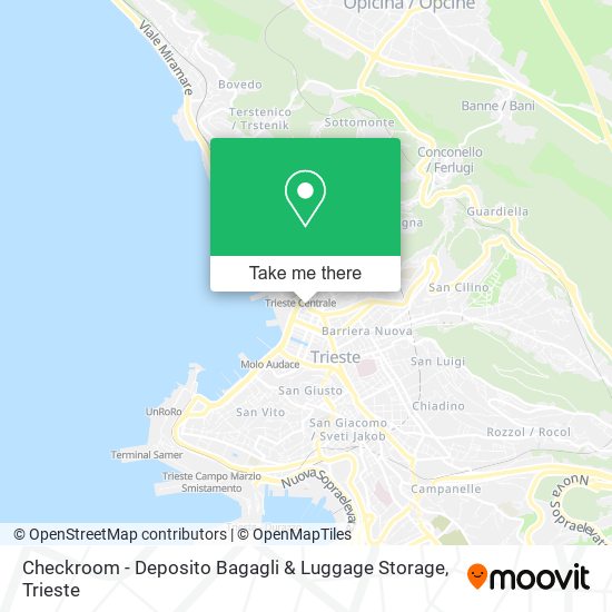 Checkroom - Deposito Bagagli & Luggage Storage map