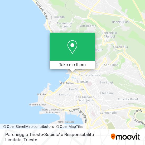 Parcheggio Trieste-Societa' a Responsabilita' Limitata map