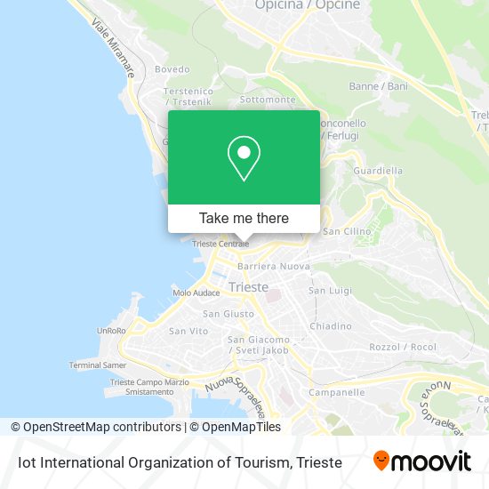 Iot International Organization of Tourism map