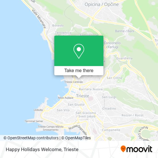 Happy Holidays Welcome map