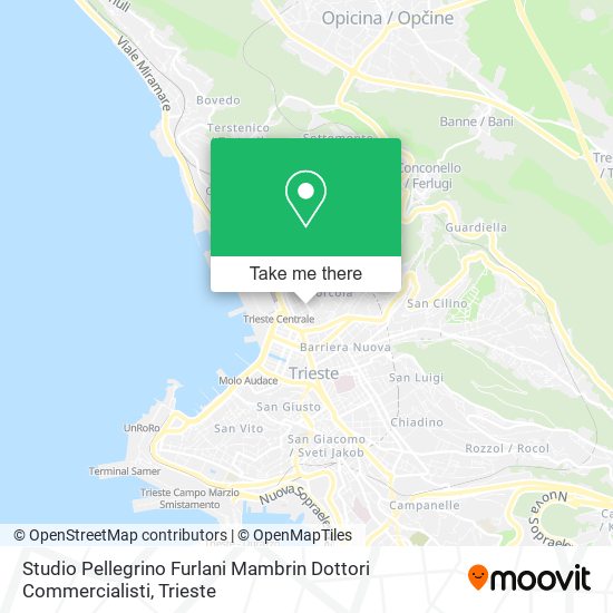 Studio Pellegrino Furlani Mambrin Dottori Commercialisti map