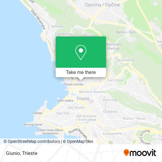 Giunio map