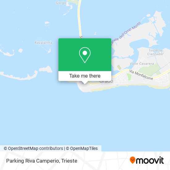 Parking Riva Camperio map