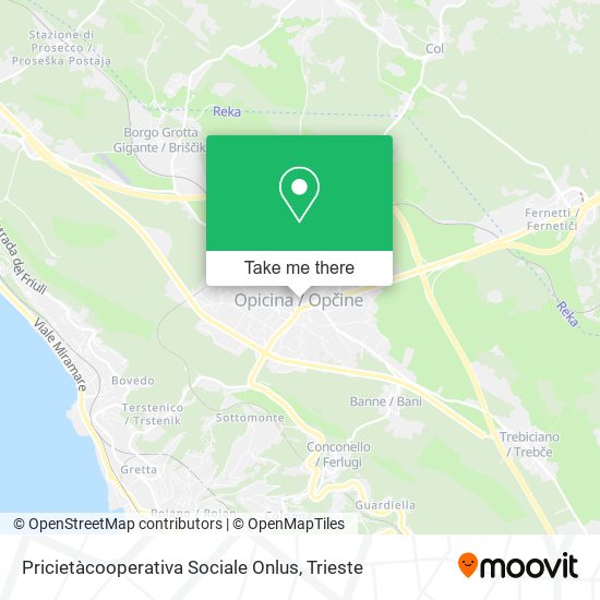 Pricietàcooperativa Sociale Onlus map