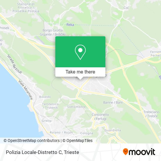 Polizia Locale-Distretto C map