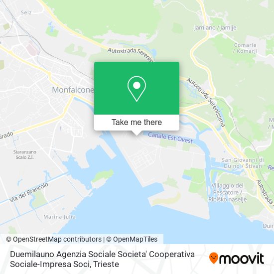 Duemilauno Agenzia Sociale Societa' Cooperativa Sociale-Impresa Soci map