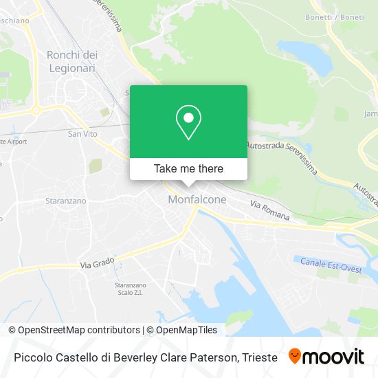 Piccolo Castello di Beverley Clare Paterson map