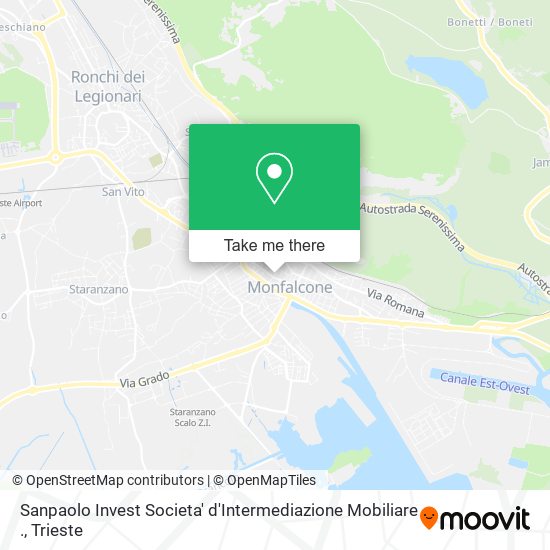 Sanpaolo Invest Societa' d'Intermediazione Mobiliare . map