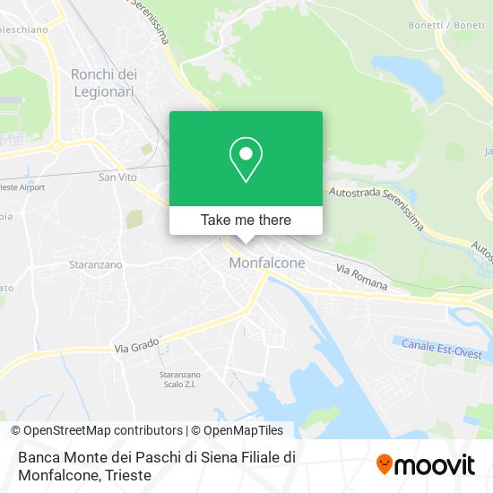 Banca Monte dei Paschi di Siena Filiale di Monfalcone map