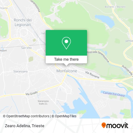 Zearo Adelina map