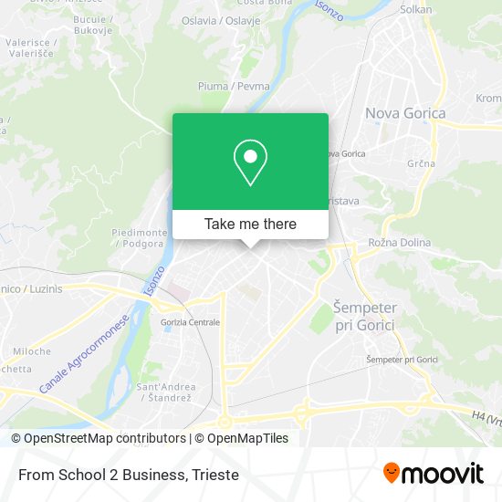 From School 2 Business map