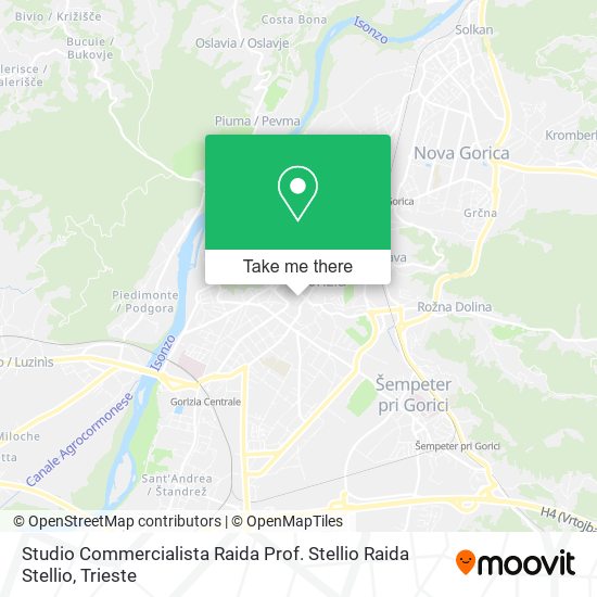 Studio Commercialista Raida Prof. Stellio Raida Stellio map