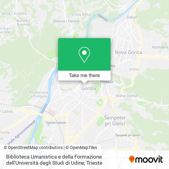 Biblioteca Umanistica e della Formazione dell'Università degli Studi di Udine map