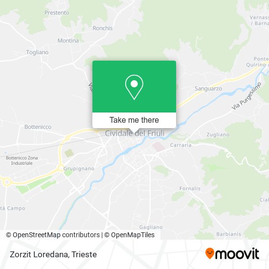 Zorzit Loredana map