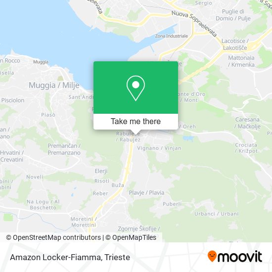 Amazon Locker-Fiamma map
