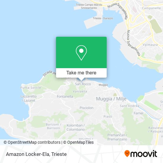 Amazon Locker-Ela map