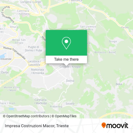 Impresa Costruzioni Macor map