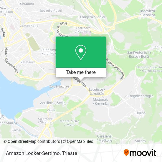 Amazon Locker-Settimo map