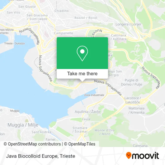 Java Biocolloid Europe map