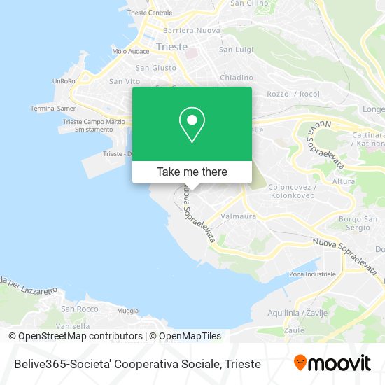 Belive365-Societa' Cooperativa Sociale map