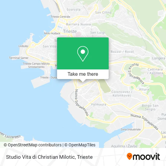 Studio Vita di Christian Milotic map